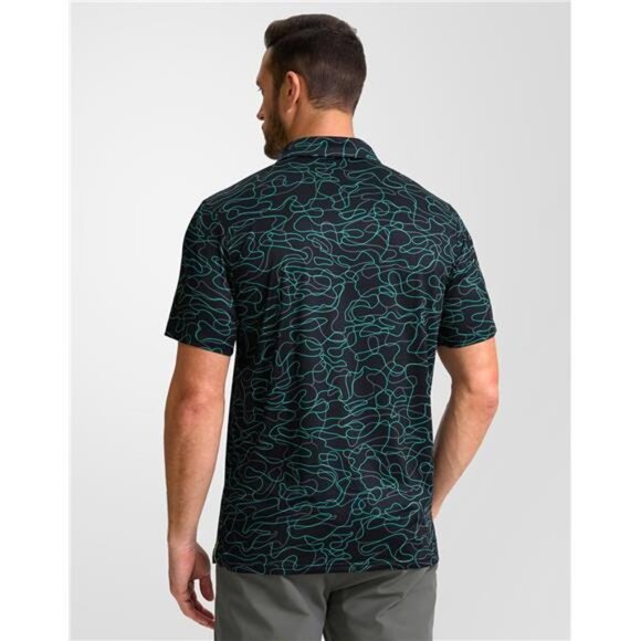 Men's Golf Polo Shirts Short Sleeve Dry Fit Performance Moisture Wicking Tshirts - Picture 3 of 6